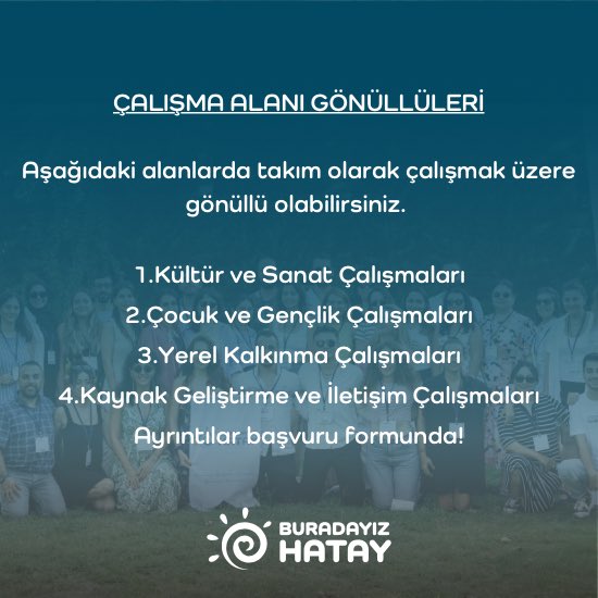 Buradayız Hatay Derneği tweet media