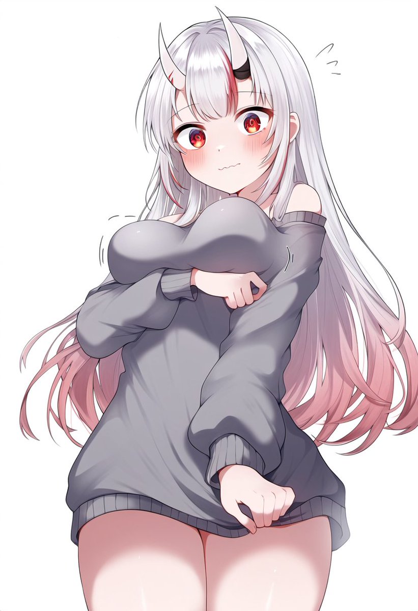 胸を支えるお嬢😈 