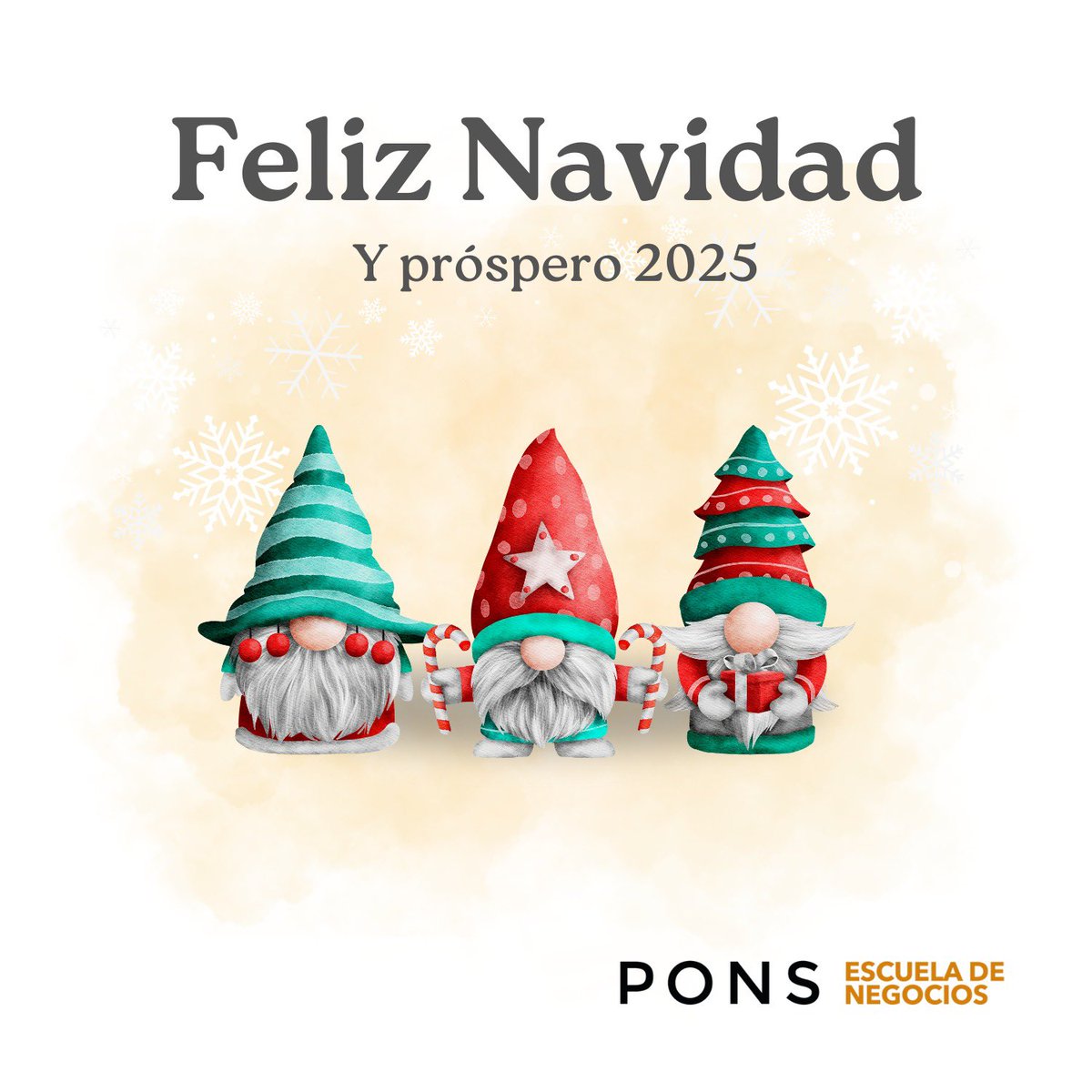 🎄Toca descansar, reponer, y pasar tiempo con los nuestros. De parte de todo el equipo que hace posible Pons Escuela os deseamos una feliz Navidad y un próspero 2025. Gracias por confiar en nosotros. ☺️👏