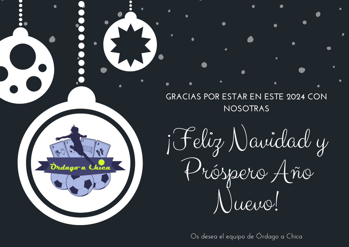 🎄¡Feliz Navidad y Próspero Año Nuevo!🎄

Ojalá seguir muchos más años acompañándonos ⚽💜
