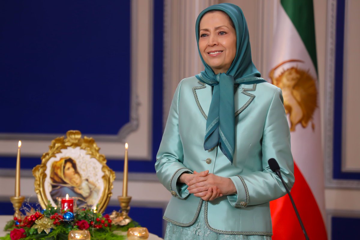 Maryam Rajavi tweet media