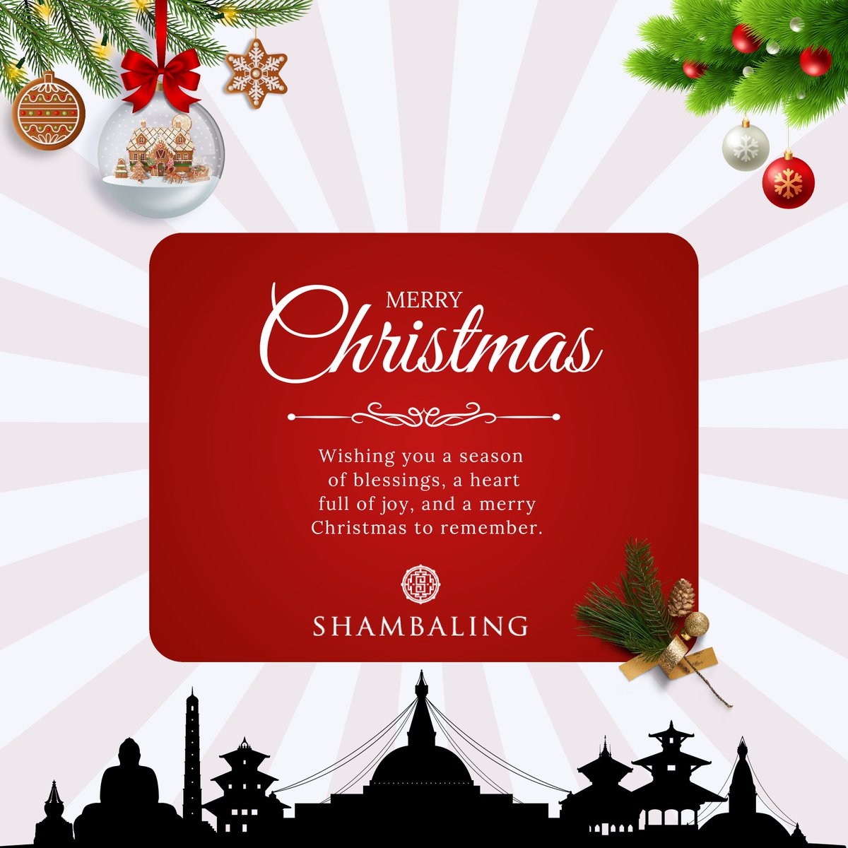 ShambalingHotel's tweet photo. May your Christmas be as magical as the twinkling lights on your tree.
#christmasday #ShambalingHotel https://t.co/joOe3SqPQn