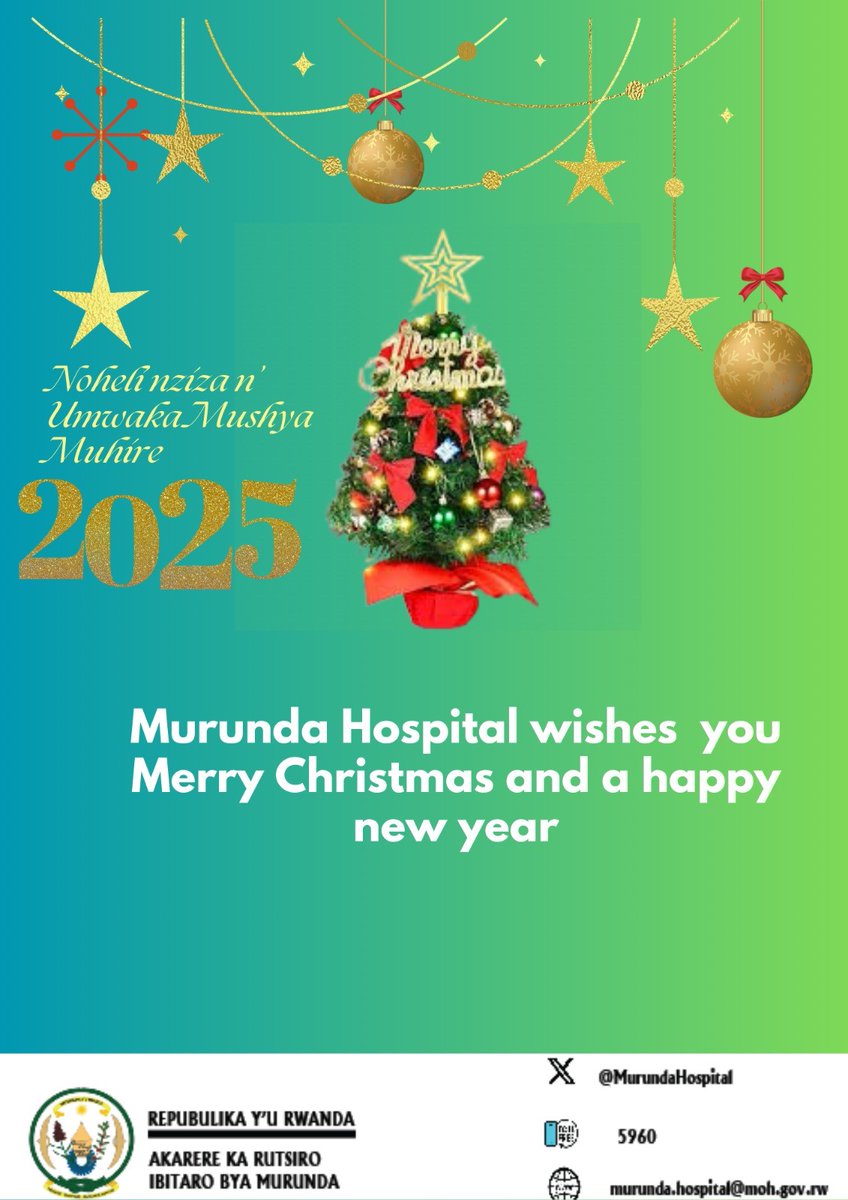 Murunda Hospital wishes you A Merry Christmas &amp; A Prosperous New year 2025.