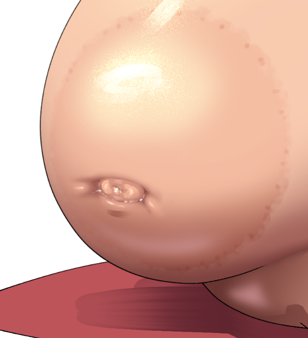 くさそうな陥没乳首😋 