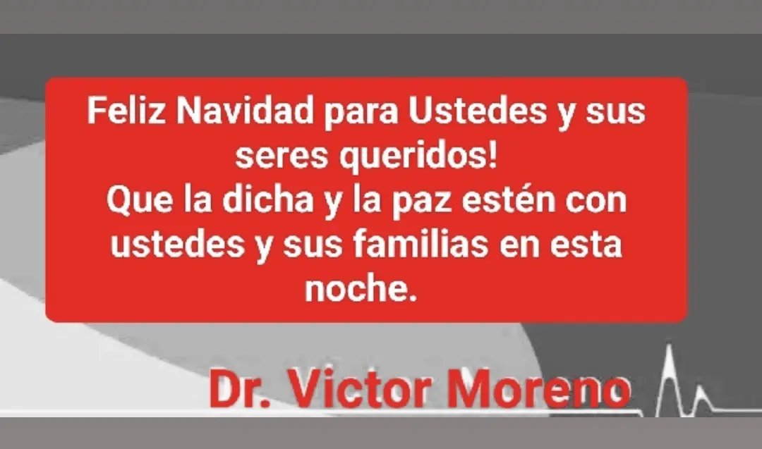 vmmorenomd's tweet photo. Felices fiestas para todos! https://t.co/ScjR00tdg6