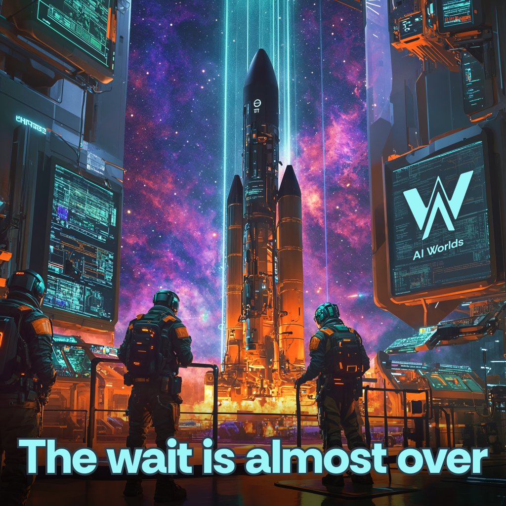 Adventurers, get ready!

#AI Worlds is about to go next-level. A legendary event full of surprises and opportunities is coming soon. What could it be? Join our Telegram to find out.

And stay tuned to unlock the next chapters of our journey! 🚀🔥
