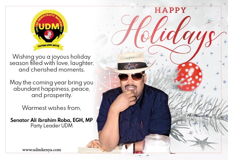 HE. Capt. Ali Ibrahim Roba, EGH, MP tweet media