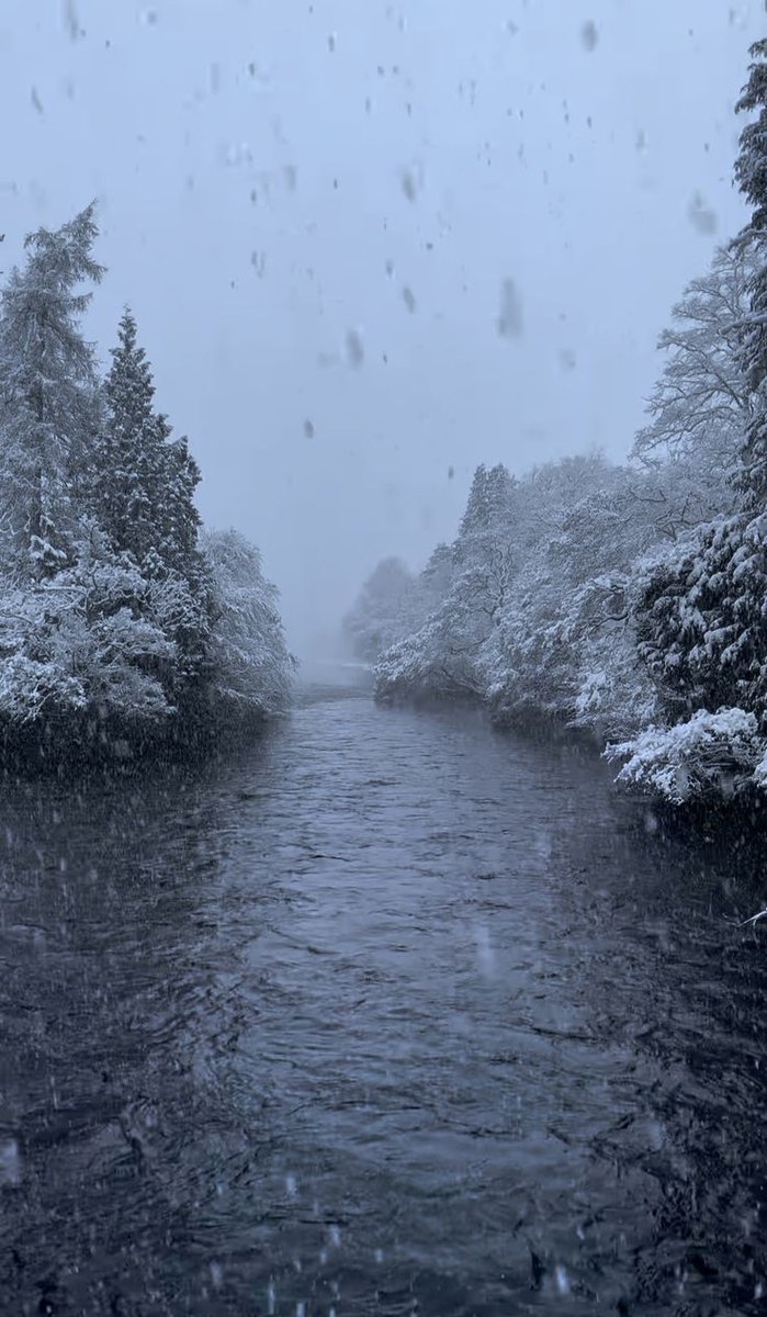 elemmiressoul's tweet photo. snowy river. https://t.co/syVp9VR5qF