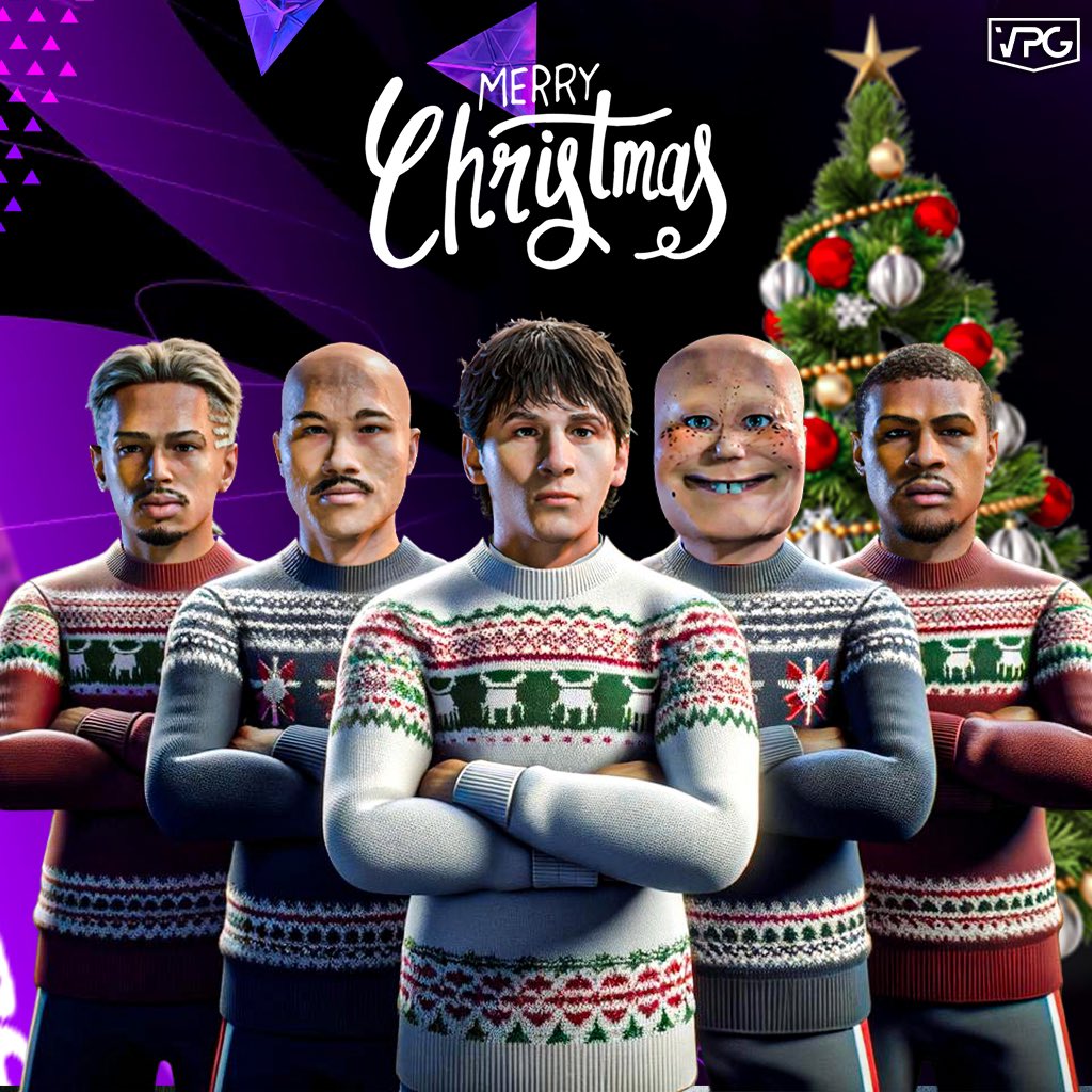 🎄 Merry Christmas to all our amazing VPG community! 🎅 
We wish you all the best of health and happiness, enjoy this time with family and friends. 🎁 

We’ll be back in 2025, ready to set new goals and take Pro Clubs to the top where it belongs. 💪 Enjoy the holidays, legends!