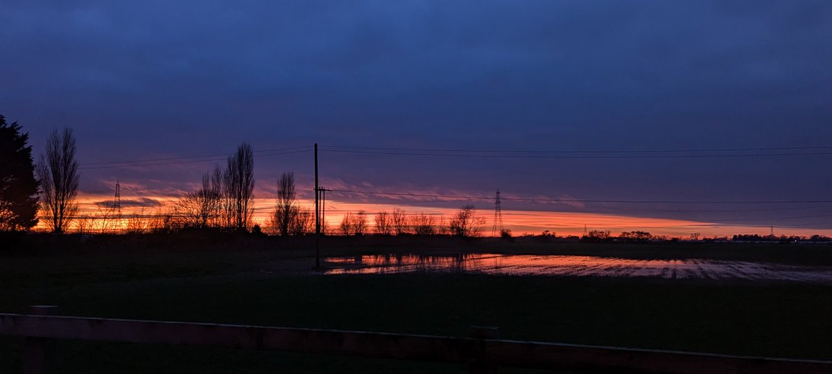 A beautiful #ChristmasEve on the #Fens ...