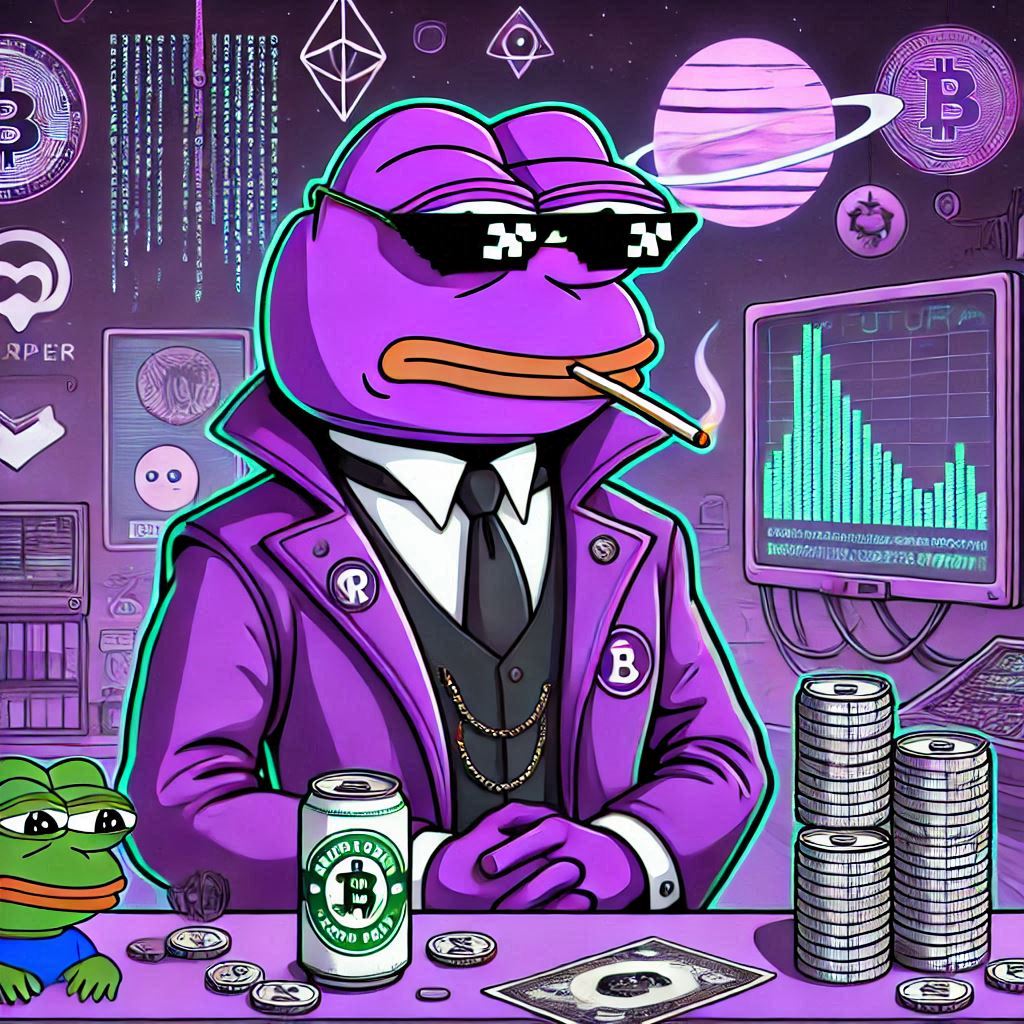 GH0ST_MAST3R's tweet photo. @JGrant010 @BSCGemsAlert @trysuper_ @PurplePepeS0L Been down with the $purpe since day one, it's day two. I guess I got some purchasing to do!  🚀🔥 💜🐸

@PurplePepeS0L
#HODL https://t.co/90TdVJr2u6