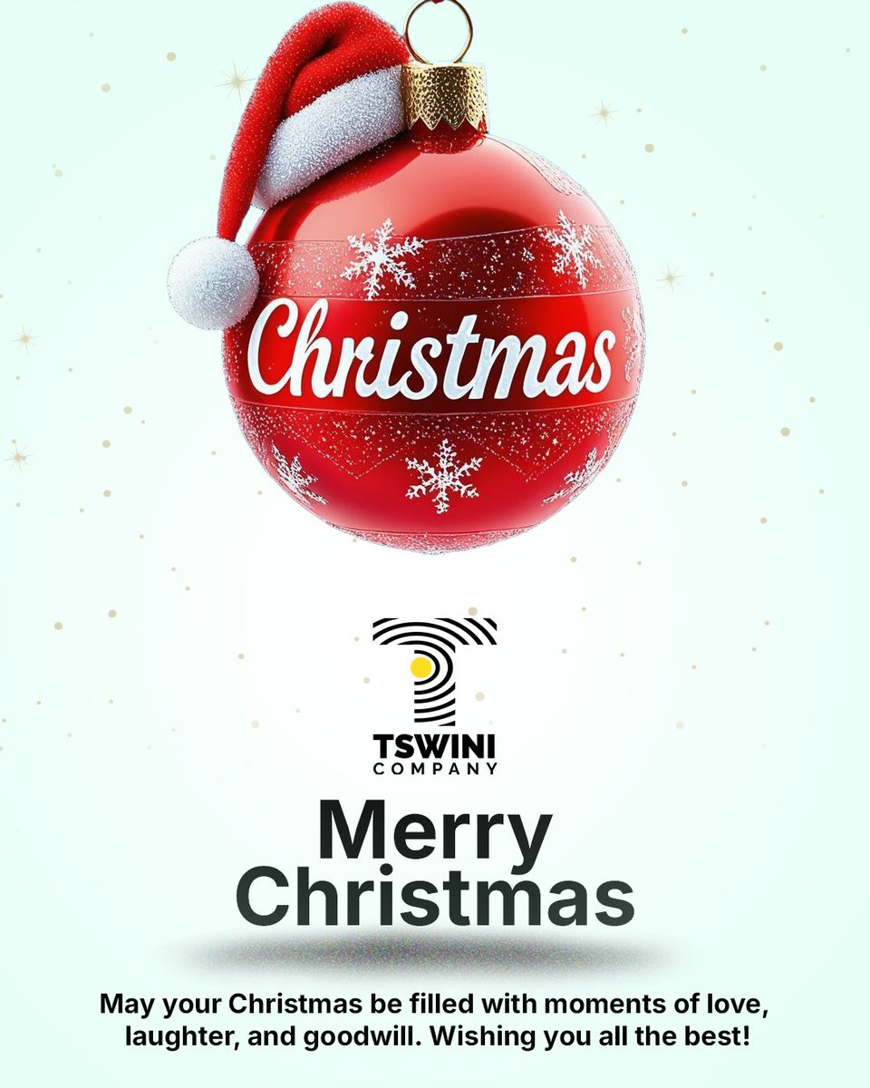 tswinicompany's tweet photo. Warmest wishes From the TSWINI Company 🎄🎄 https://t.co/e1AIiHbBqe