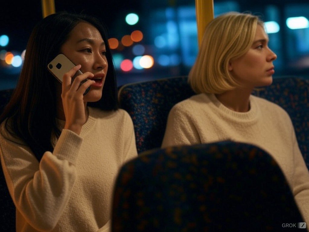 Otobüsteyim.. yanımdaki kadın telefonla konuşuyor.
Aklım çok uzaklardayken kadın bana dönüp sordu: "Telefonla konuşuyorum da seni rahatsız ediyor muyum?"
"Yok, sorun yok". 
O da kişiye döndü: "Bir şey olmadı sadece yanımdakinden izin aldım". 

Edep sen ne güzel şeysin :)