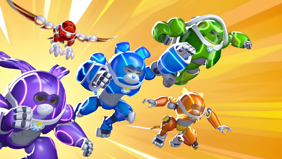 It’s RoboGobo Time! Meet Allie, Booster, Hopper, Shelly, And Wingo! Check out those awesome badass Super-powered robo-suits they have! And it’s time to suit up and save the pets!
