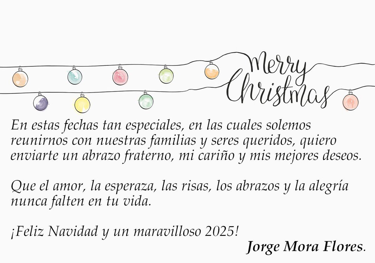 ¡Felices fiestas!