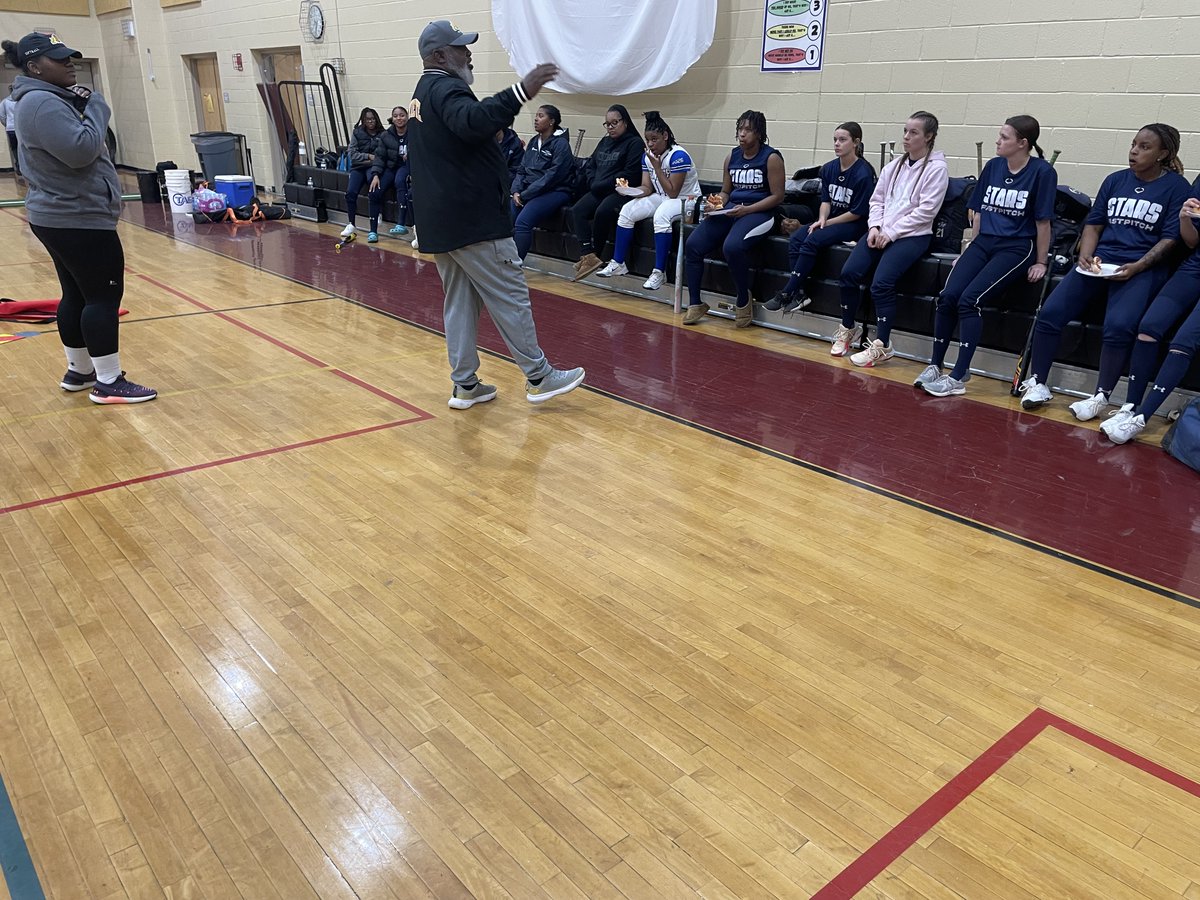 Honored to have Coach Ed Powell of <a href="/SoftballBsu/">Bowie State Softball</a> lead a workout for our Stars-Wynter Elite Winter Program. HC Powell has guided the Bulldogs to CIAA Championships and NCAA appearances. Our athletes left inspired and motivated! 🥎💫