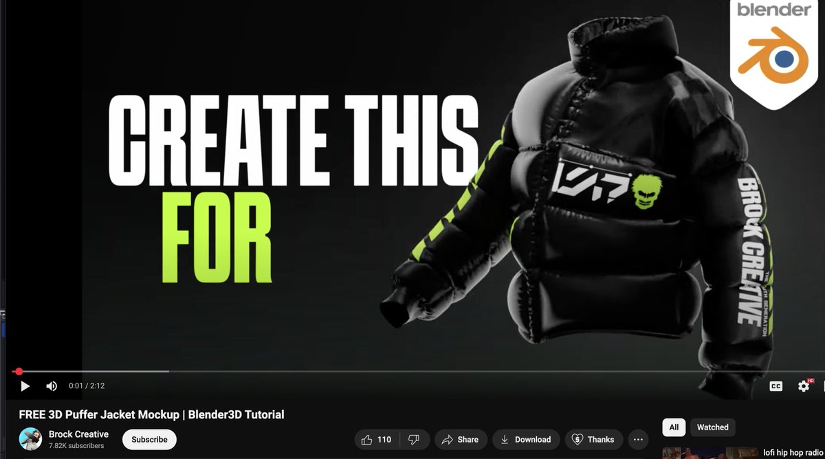 buildoooor's tweet photo. Here, he took this 3D jacket render from Brock Creative's YT channel, slapped the @v0 logo on it and posted as if AI-generated from scratch. Here's the original. Look at the movement, everything.Yet he plays along with those asking how to make LLMs do this
https://t.co/oyqgm2W82l https://t.co/ifhy9QRLd6