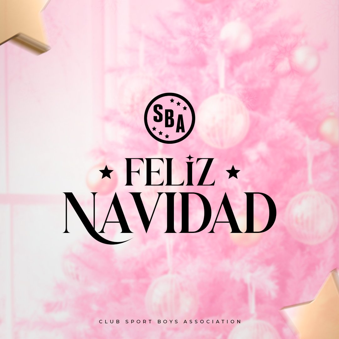 sportboys's tweet photo. ¡Feliz Navidad, Familia Rosada! 🌟🎄

En esta noche especial, les deseamos unión, alegría y momentos inolvidables junto a sus seres queridos. Que esta Navidad esté llena de amor y esperanza.

Gracias por llevar siempre a Sport Boys en el corazón. 🩷

#VamosBoysTodaLaVida https://t.co/ZSjKeOP27Q