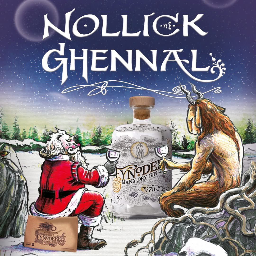 ✨Seasons Greetings from the Isle of Man to all our dear followers near and far! 🇮🇲
To everybody gifting, receiving or simply enjoying a Fynoderee spirit this Christmas...Let the festivities be-gin! (or rum, or maybe even a vodka!) 

Thank you for your support 🙌🏻