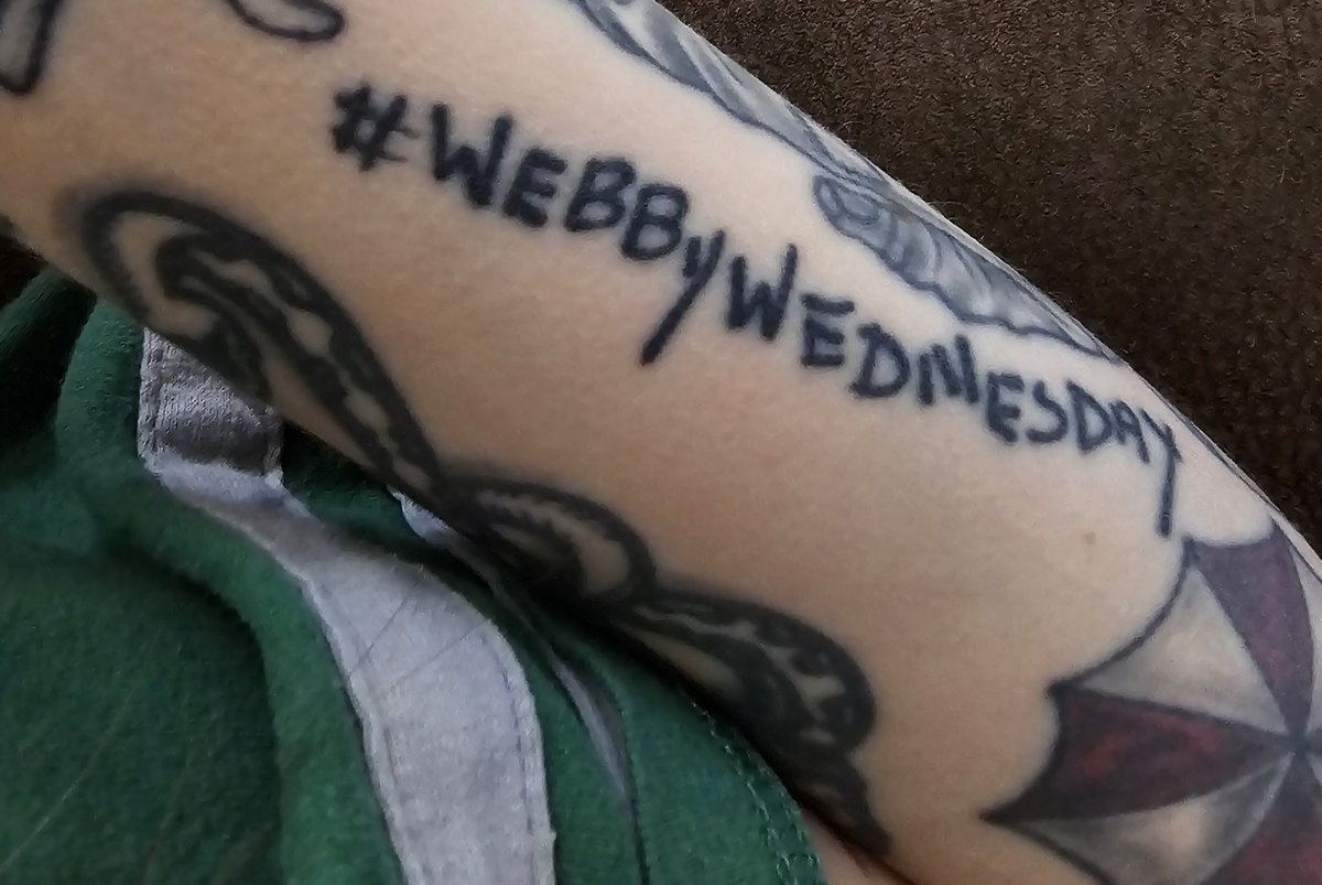 LaceUpKellyxx's tweet photo. @ChrisWebby #webbywednesday lives on forever 🖤🤘 https://t.co/MWw8dEhSOY