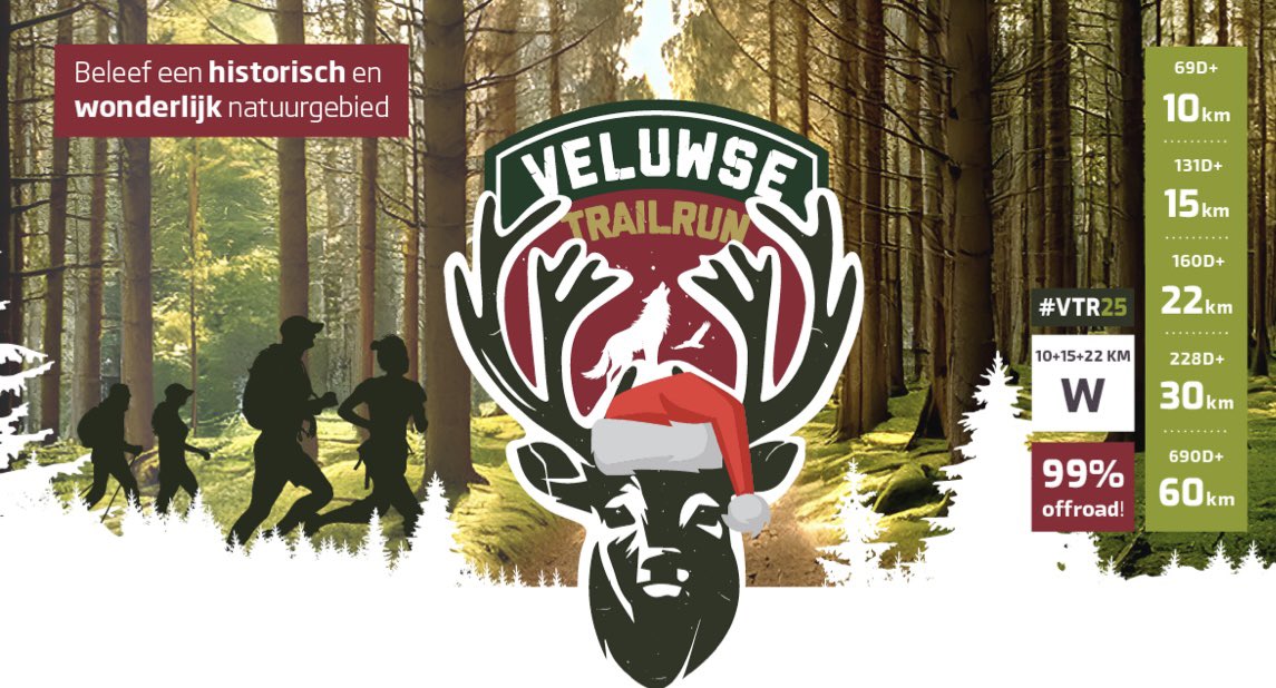 Fijne Kerstdagen en alvast een mooi en sportief 2025. #trail #trailrunning #hardlopen <a href="/ds_veluwe/">De Stentor Veluwe</a>  <a href="/Ermelobuitenlev/">VVV Ermelo Buitenleven</a>  <a href="/ISErmelo/">Intersport Ermelo</a>