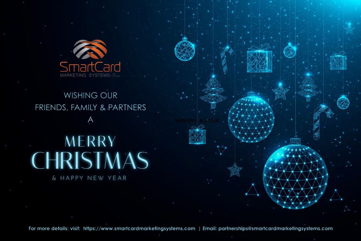 SMKG_OTC's tweet photo. Wishing all a great Festive Season from all of us at SmartCard Marketing Systems Inc (OTC:SMKG) 

#MerryChristmas #HappyHolidays https://t.co/wzolbd5f4f