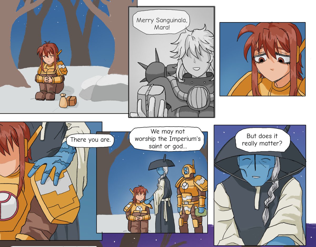 superfeyn's tweet image. Merry Sanguinala! (2/2)