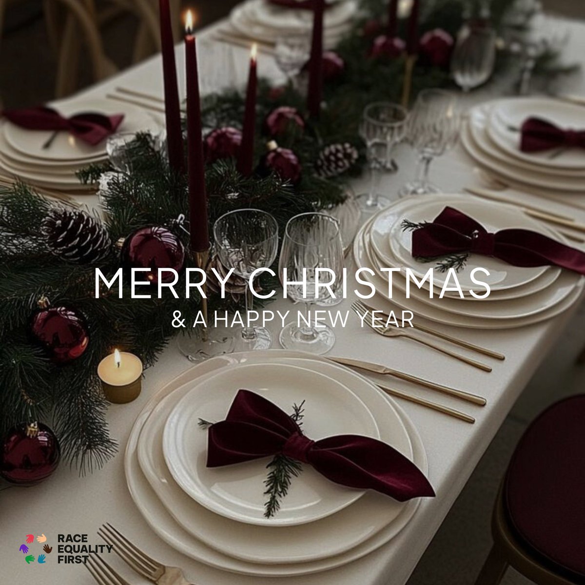 We're grateful for the progress we've made together. Thank you, supporters, donors, partners &amp; colleagues, for driving change and hope this year. 

Merry Christmas &amp; a Happy New Year!✨

Office closed: 20th December - 2nd January
#raceequalityfirst #christmas2024
#newyears2025