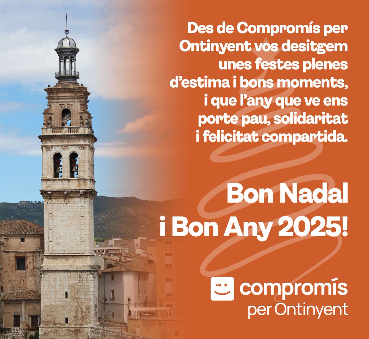 CompromisONTI's tweet photo. Vos desitgem que gaudiu d'uns dies plens d'estima i bons moments.

🧡🎄 𝗕𝗢𝗡 𝗡𝗔𝗗𝗔𝗟 𝗜 𝗕𝗢𝗡 𝗔𝗡𝗬 𝟮𝟬𝟮𝟱! https://t.co/Vu1op4hqRu