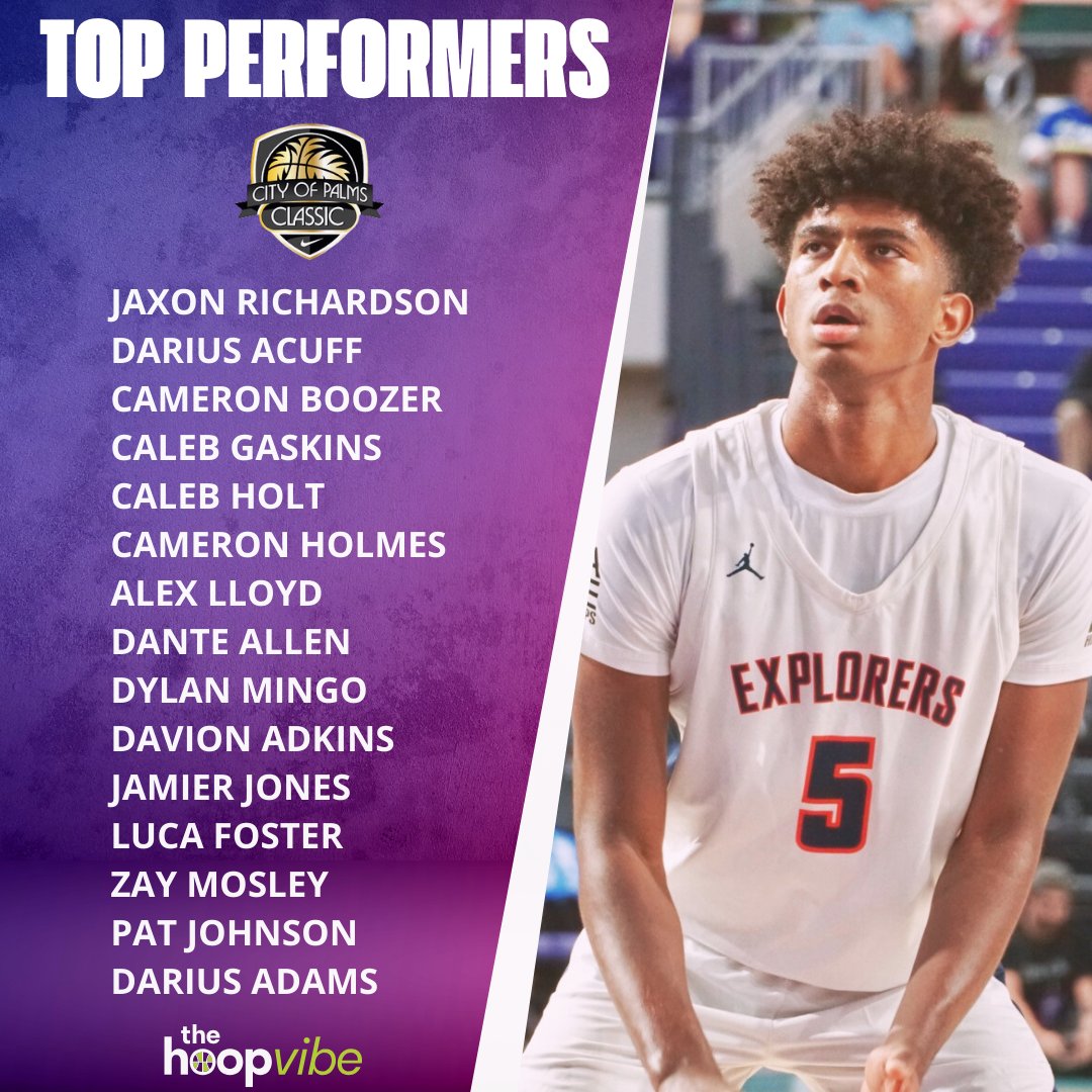 #HoopVibe Top Performers from the 51st <a href="/CityOfPalmsBKB/">City of Palms Classic</a>