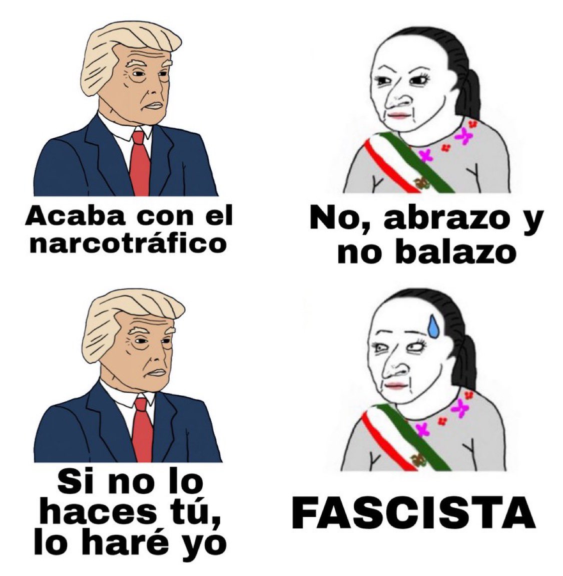 eduardomenoni's tweet photo. Donald Trump y la comunista Claudia Sheinbaum: https://t.co/hWR7lkAdN6