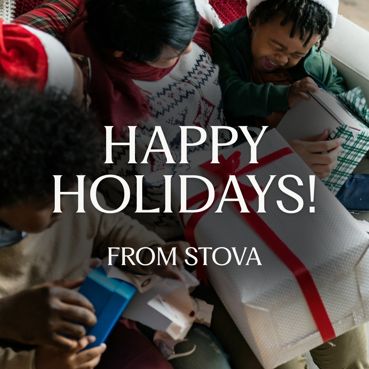 Happy Holidays from Stova! 🎄

As the holiday season lights up, we’re trading attendee badges for ugly sweaters and event timelines for family game nights. 

Here’s to cozy memories, overstuffed stockings, and tech that (hopefully) takes the day off with us.