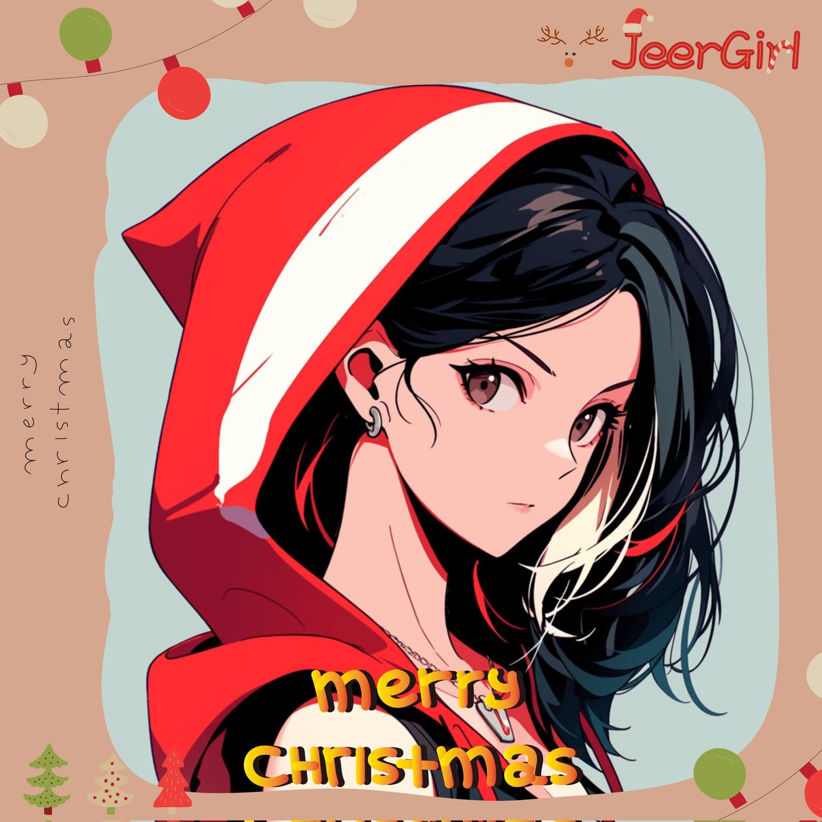 *∵*★**∵*◢◣****☆*∴*
*∴***○**  ◢■◣★****∵*
******∵*  ◢■■◣*◆*****
*○**☆*  ◢■■■◣*☆***∴*
*◆*○*  ◢■■■■◣*●*∵**
**○★  ◢■■■■■◣**◎***
**★*∵*∴*◢◣****☆*∵*
☆∵☆∴★∵★∴☆∵☆∴

我的聖誕帽 Jeergirl 祝大家聖誕快樂 #Christmas <a href="/Jeerclub/">JEERS🦊</a>