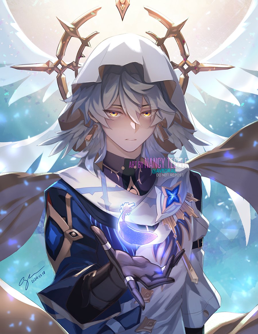 avedral's tweet image. Hooded Angel 🪽

One last Sunday drawing before the end of the year!
(the tags were wrong the first time I posted this...)
#honkaistarrail #HoYocreators #sunday #sundayhsr
