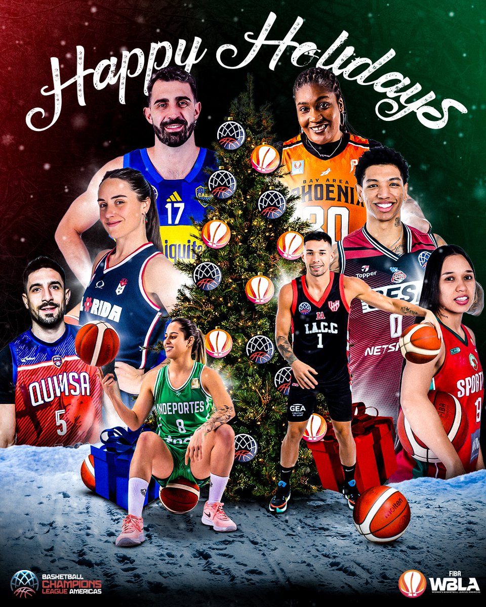 🎉 Happy Holidays 🎉

#BCLAmericas 🤝 #WBLAmericas 🎄🏀