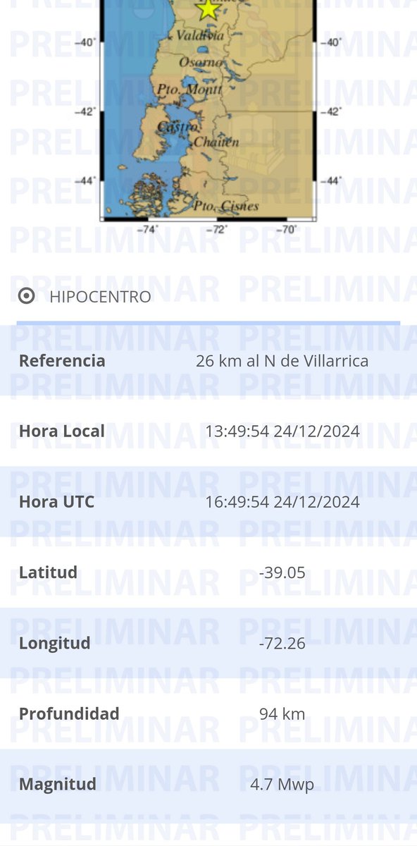 antorofe's tweet photo. #valdiviacl. Magnitud 4.7. #villarica #pucon https://t.co/psnSrUG4aq