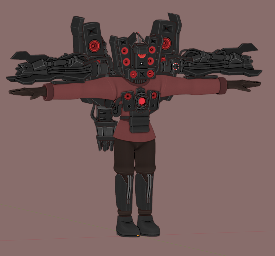 Des_Hakai's tweet image. Upgraded Titan Speakerman Is Almost Done Just Need to make his textures now.
But im gonna finish my Utcm first so i can texture both.

#DaFuqBoom #wips #3d #Blender #SKIBIDITOILET #SkibidiToiletfanart #TitanSpeakerman #Speakerman