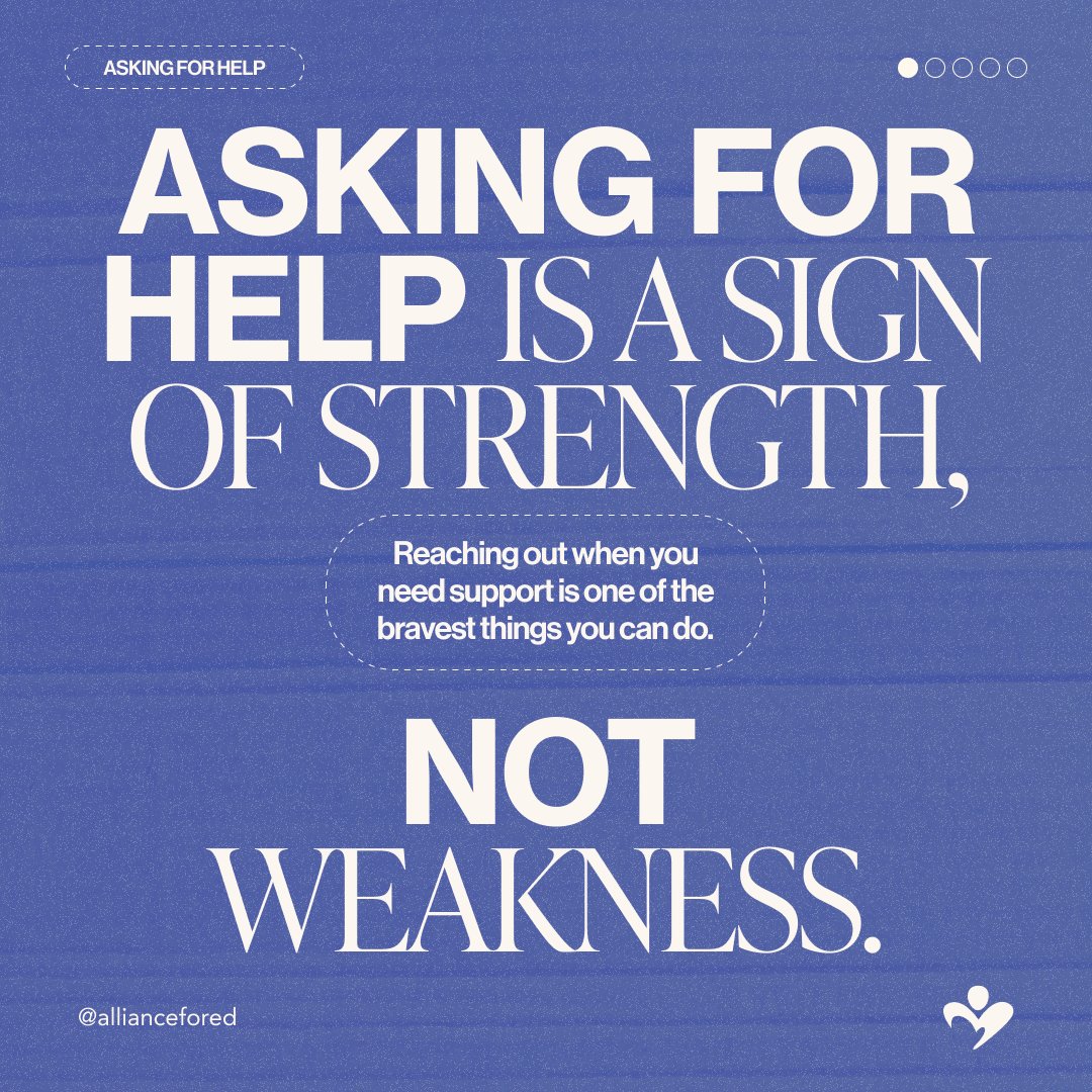 AllianceforED_'s tweet image. Reaching out for support is a brave step in your recovery journey, and it takes courage to be vulnerable
⁠
The National Alliance for Eating Disorders is here for you every step of the way.⁠
⁠
Call: 866.662.1235⁠
Text: &apos;ALLIANCE&apos; to 741-741⁠
⁠
#AskingForHelp