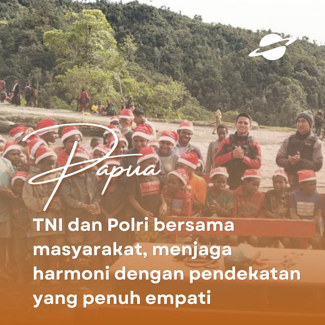 KalambeOde's tweet photo. TNI dan Polri bersama-sama berkomitmen menjaga kedamaian di Papua dengan pendekatan yang humanis
#OrganisasiPapuaMerdeka #OPM #KekejamanOPM #BerantasOPM #TolakOPM #OPMPelanggarHAM #OPMPembunuh #AparatHumanis #TNIdiPapua #PolisiPapua #PapuaNKRI #PapuaIndonesia #LawanOPM https://t.co/ND3FRngrah