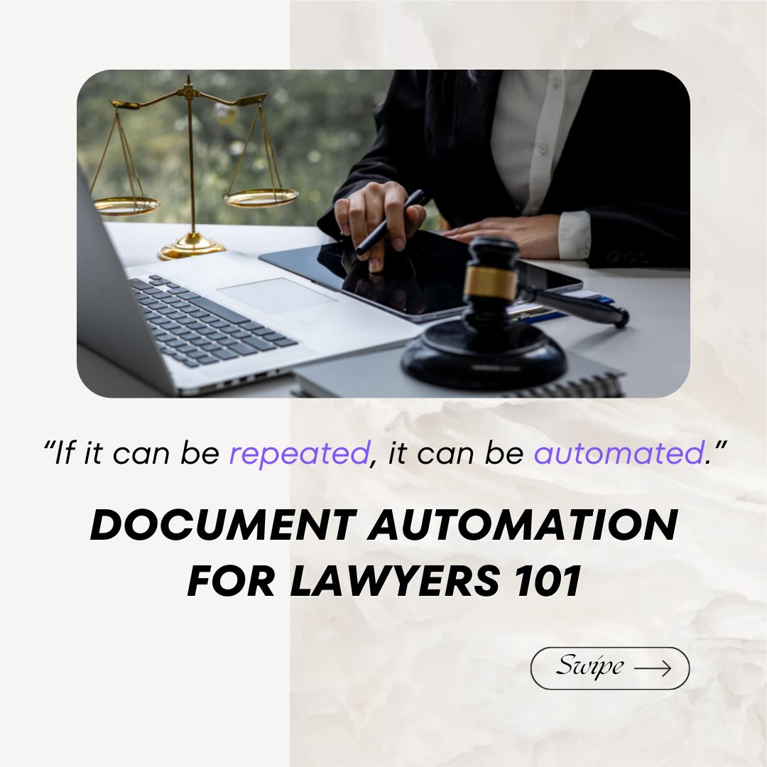dorna_at_gavel's tweet image. Are you still drafting legal documents the old-fashioned way?
Discover how document automation can simplify your workflow, reduce errors, and free up time for the work that really matters. Swipe to learn how it works and why your firm needs it.
#documentautomation #legaldocument