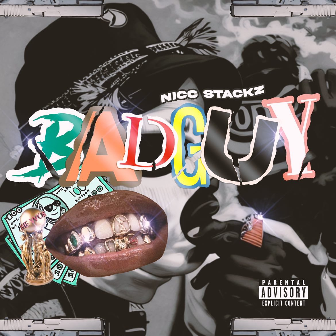 1NiccStackz's tweet photo. Dec 31st βBADGUYβ π€πΎπ΄π½
Prod @coolass1ce x @jxnoir
Artwork @uglyasstrapper
#wedabrand #niccstackz #coolassice #newmusic #badguy #chicago #neworleans #atlanta https://t.co/xc3QwUoPWn