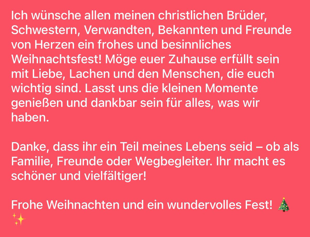 #FroheWeihnachten