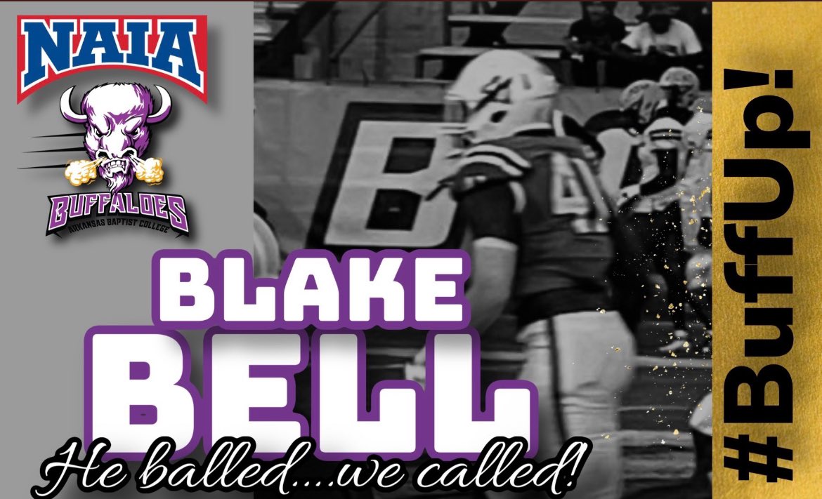 Blake Bell (@b1akebe11) on Twitter photo Blessed to receive an offer from <a href="/coachbailey_abc/">Ashdone Bailey</a> <a href="/abc_football/">Arkansas Baptist College Football</a> βΌοΈ Blessed to receive an offer from <a href="/coachbailey_abc/">Ashdone Bailey</a> <a href="/abc_football/">Arkansas Baptist College Football</a> βΌοΈ