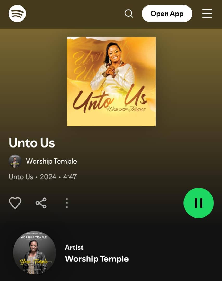 ksl_ug's tweet photo. 🟩 Now on Spotify 🎵
Stream #UntoUs by Min. Worship Temple on Spotify
Via 👇
https://t.co/yfiZ5n07NQ
#KSL_Media
#SoundAbout
#MerryChristmas https://t.co/zolSObgdY0