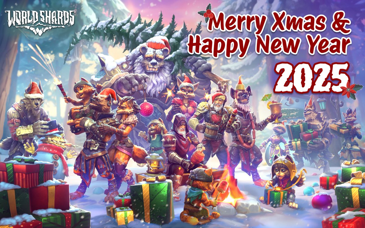 Wishing you a Merry Christmas &amp; Happy New Year, Adventurers! 🎄🎉

We’ve had an amazing year together, and it’s all thanks to YOU! 
🚀 Launched Phase 1 &amp; Phase 2 of the economy
🎮 278k+ followers on X
💬 50k+ members on Discord
📱 84k+ followers on Telegram
🛠️ 62k+ wishlists on