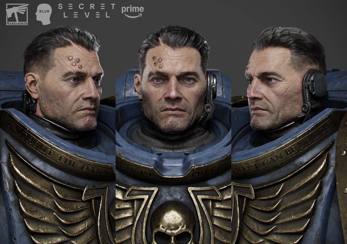Awesome character work by Romain Chassefiere for the Warhammer 40K Secret Level episode by Blur studios.

I hope to one day make a Warhammer 40K film. Definitely my favourite universe, full of incredible designs and lore.