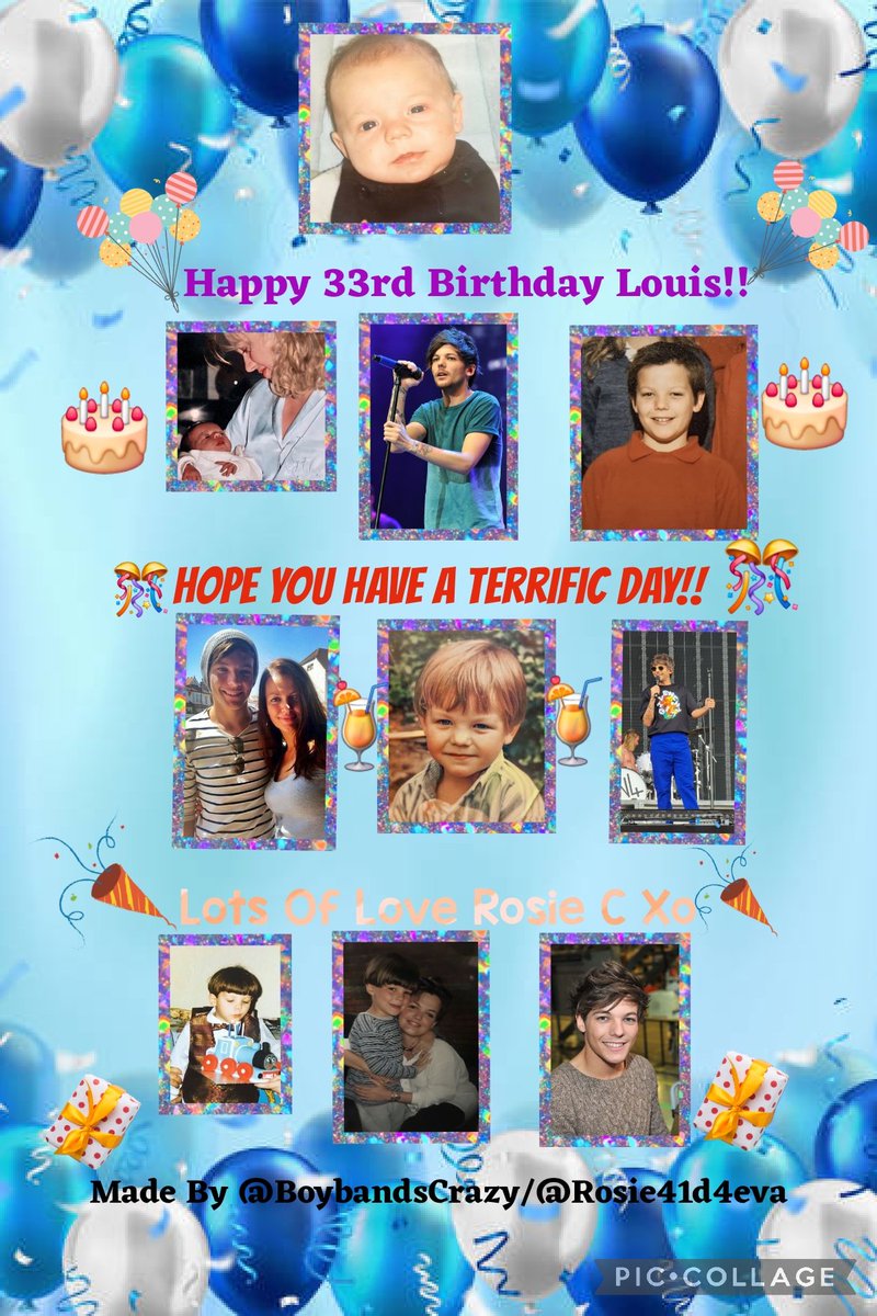 BoybandsCrazy's tweet photo. @Louis_Tomlinson
I Just Want To Say A Big Happy 33rd Birthday To My Sunshine Louis 🌞 
Hope You Had A Fabulous Day With All Your Family&amp;Friends!! I Love You So Much!💙🎈🎉😘🎁 Xo Your Mom Would Be So Proud Of You,She’s Looking After You In Heaven!💛👼🏻#HappyBirthdayLouisTomlinson https://t.co/FOC8EQnHPD