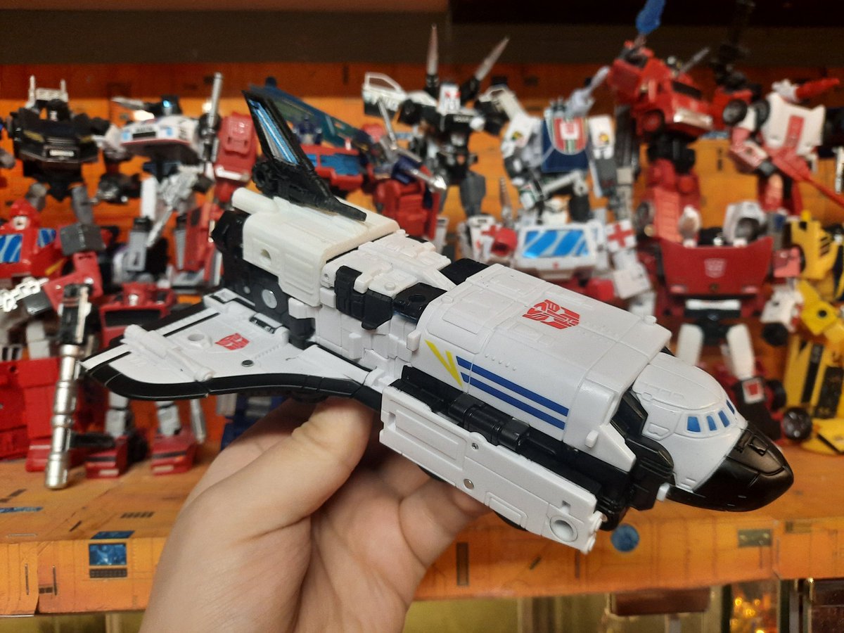 Tfpivman's tweet photo. Galaxy Shuttle upgraded with some 3d printed add-ons by Metacreatestudios
#Transformers #TransformersG1 #TransformersVictory #Autobot #TransformersLegacy #Transformers3dPrint https://t.co/7WHRbQNKPQ