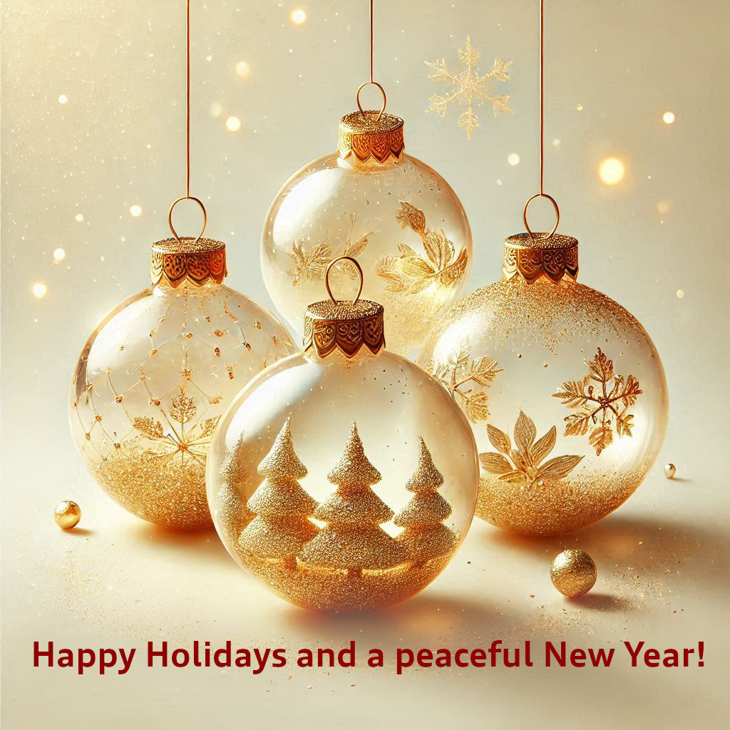 I wish you and your loved ones a wonderful and happy holiday season.