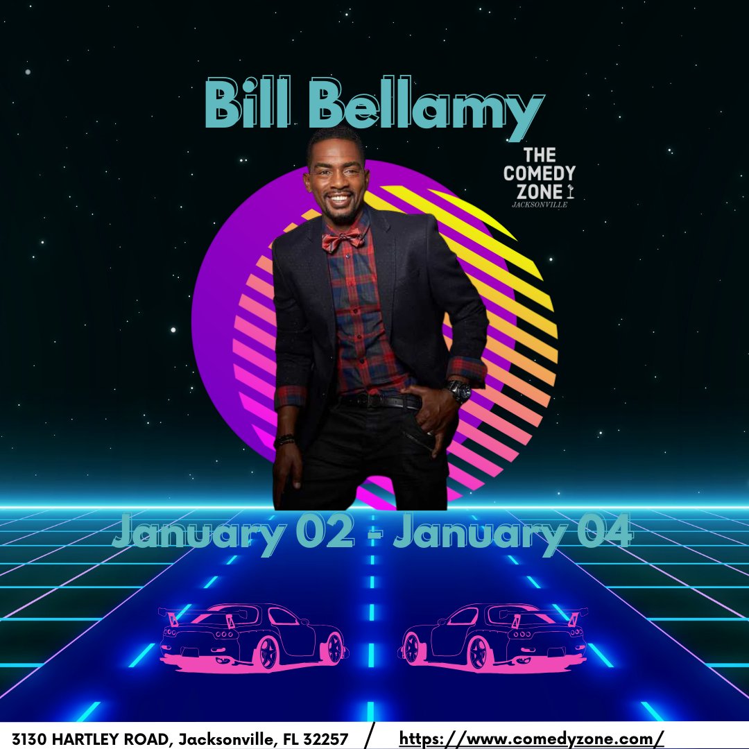 The Comedy Zone Jacksonville (@comedyzonejax) on Twitter photo Actor and Stand-up comedian <a href="/BILLBELLAMY/">BILL BELLAMY</a> will visit Jacksonville, FL at the Comedy Zone on January 2-4. Start the New Year with a Bang!! 🔥 Buy your Tickets Now!!
You can purchase tickets here:
comedyzone.com/events/105256 Actor and Stand-up comedian <a href="/BILLBELLAMY/">BILL BELLAMY</a> will visit Jacksonville, FL at the Comedy Zone on January 2-4. Start the New Year with a Bang!! 🔥 Buy your Tickets Now!!
You can purchase tickets here:
comedyzone.com/events/105256